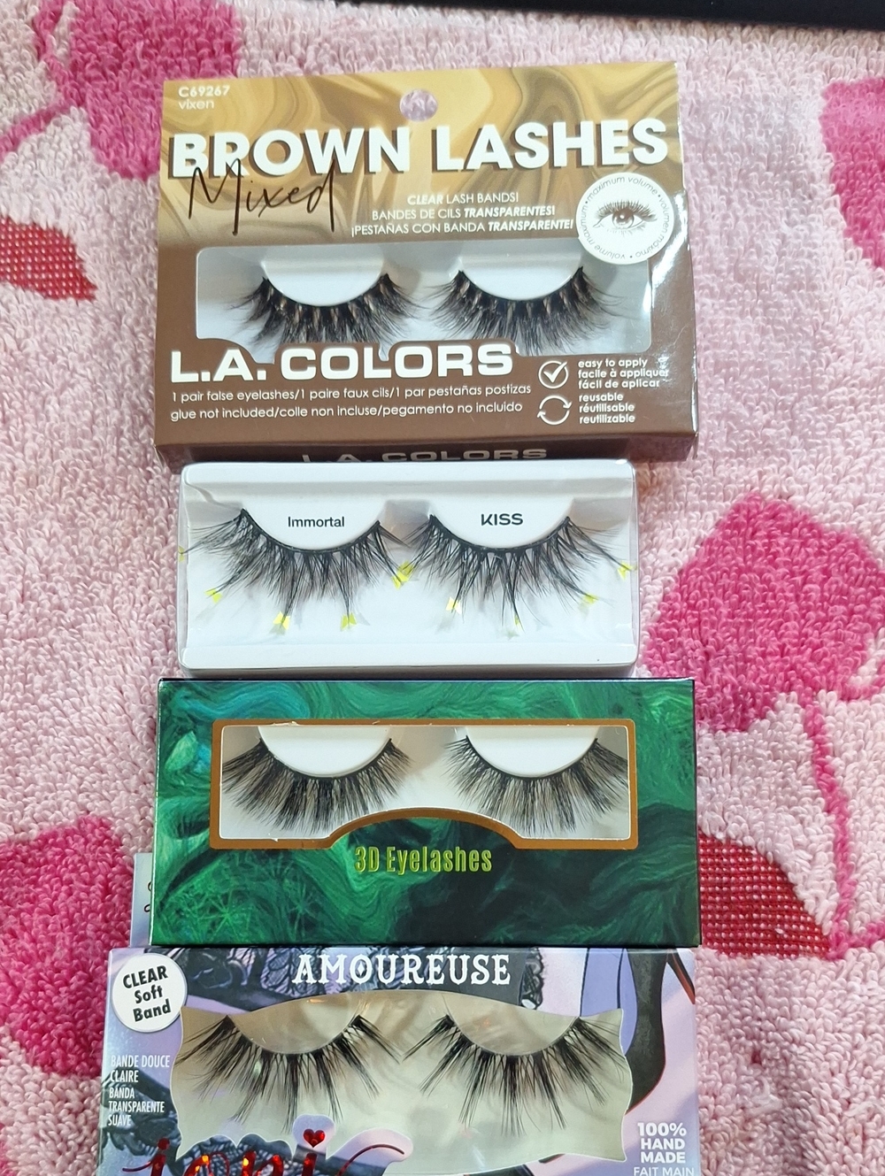 L.A. Colors Brown Mixed False Lashes Variety Pack